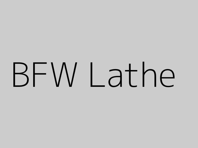 BFW BF-46 Lathe