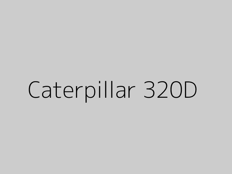 Caterpillar 320D Excavator