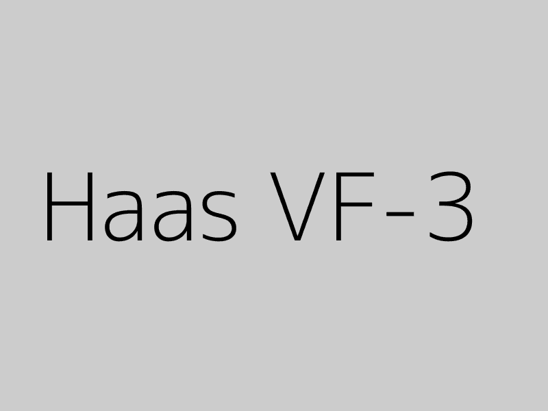 Haas VF-3 Vertical Machining Center