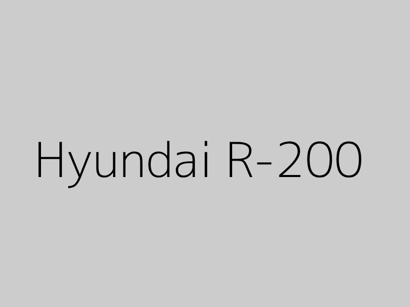 Hyundai R-200LC-9A
