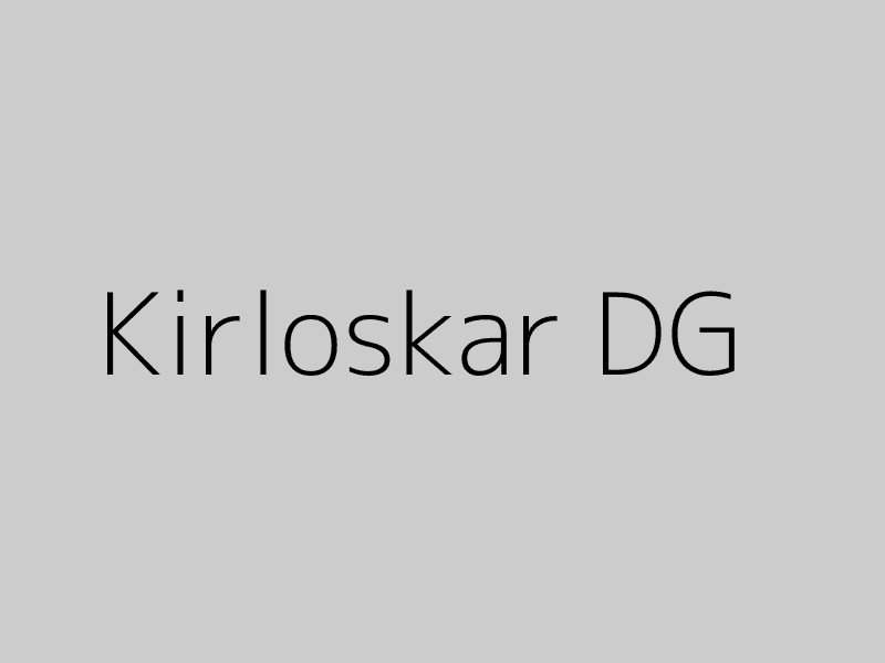 Kirloskar DG Set 82.5 KVA