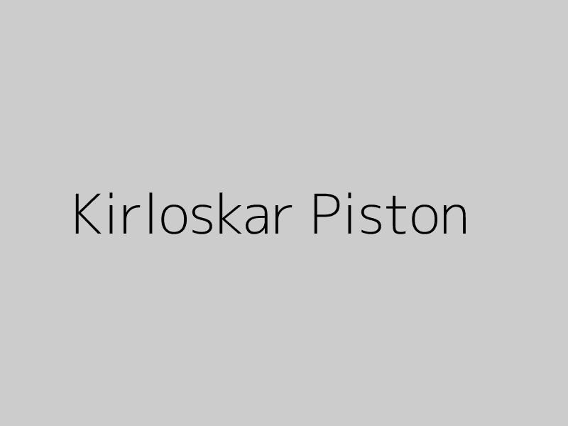 Kirloskar Piston Compressor