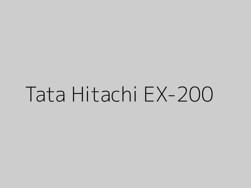Tata Hitachi EX-200LC